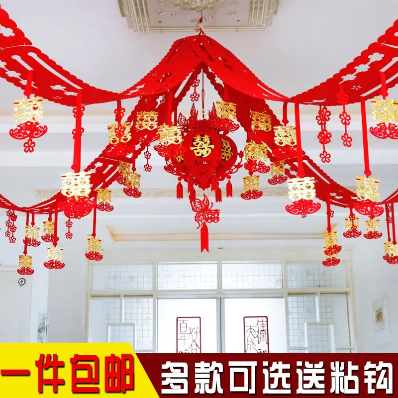 卧室房顶装饰布置客厅婚庆大全