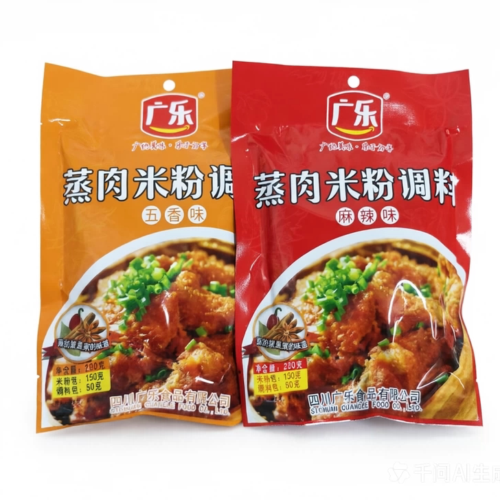 广乐粉蒸肉米粉调料230g五香麻辣味蒸瘦肉排骨鸡鸭肥肠家用餐饮