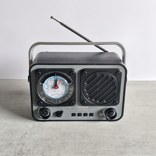 多功能时钟收音机三波段调频中短波手提式插电蓝牙优盘TF卡播放器