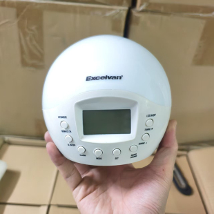 库存钟控收音机清仓捡漏外贸老式定时led床头灯数字屏家用台式开