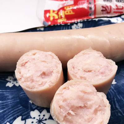 传统工艺肠衣包装蒜香香肠大红门
