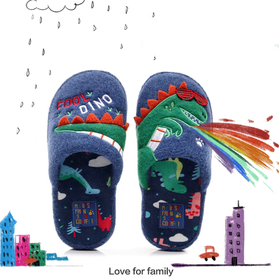 足弓支撑外贸男童棉拖鞋