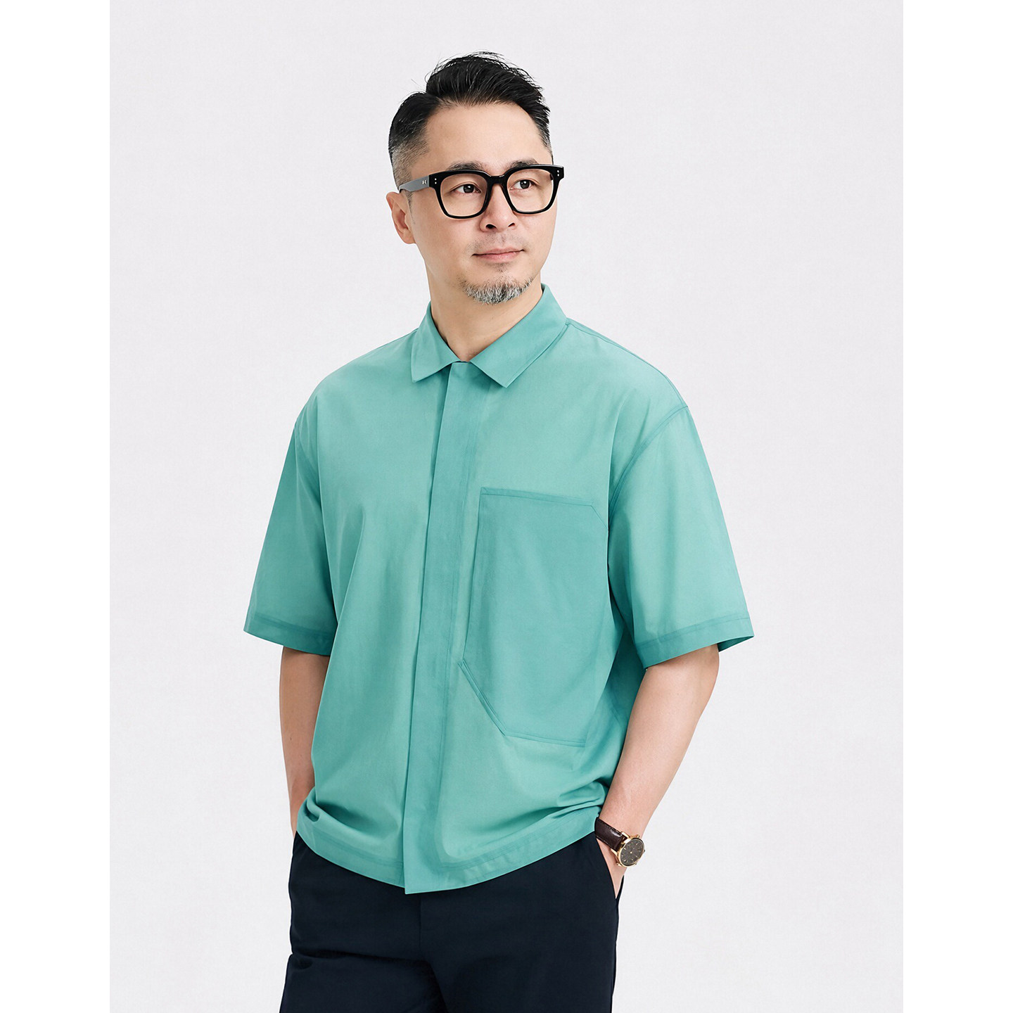 坤叔男装 Sup Zone 商V机能商务短袖夹克