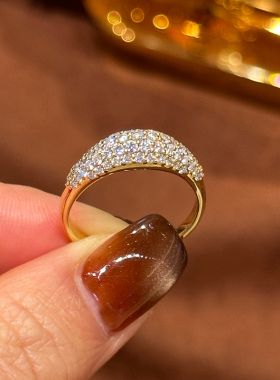 【已出欣赏】超级精美天然钻石戒指又白又闪百搭时尚钻石戒指