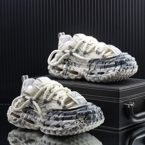 2025秋季新款增高休闲加绒老爹鞋