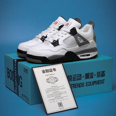 莆田纯原aj4电母男鞋2025新款白水泥高帮aj3篮球鞋运动休闲板鞋女