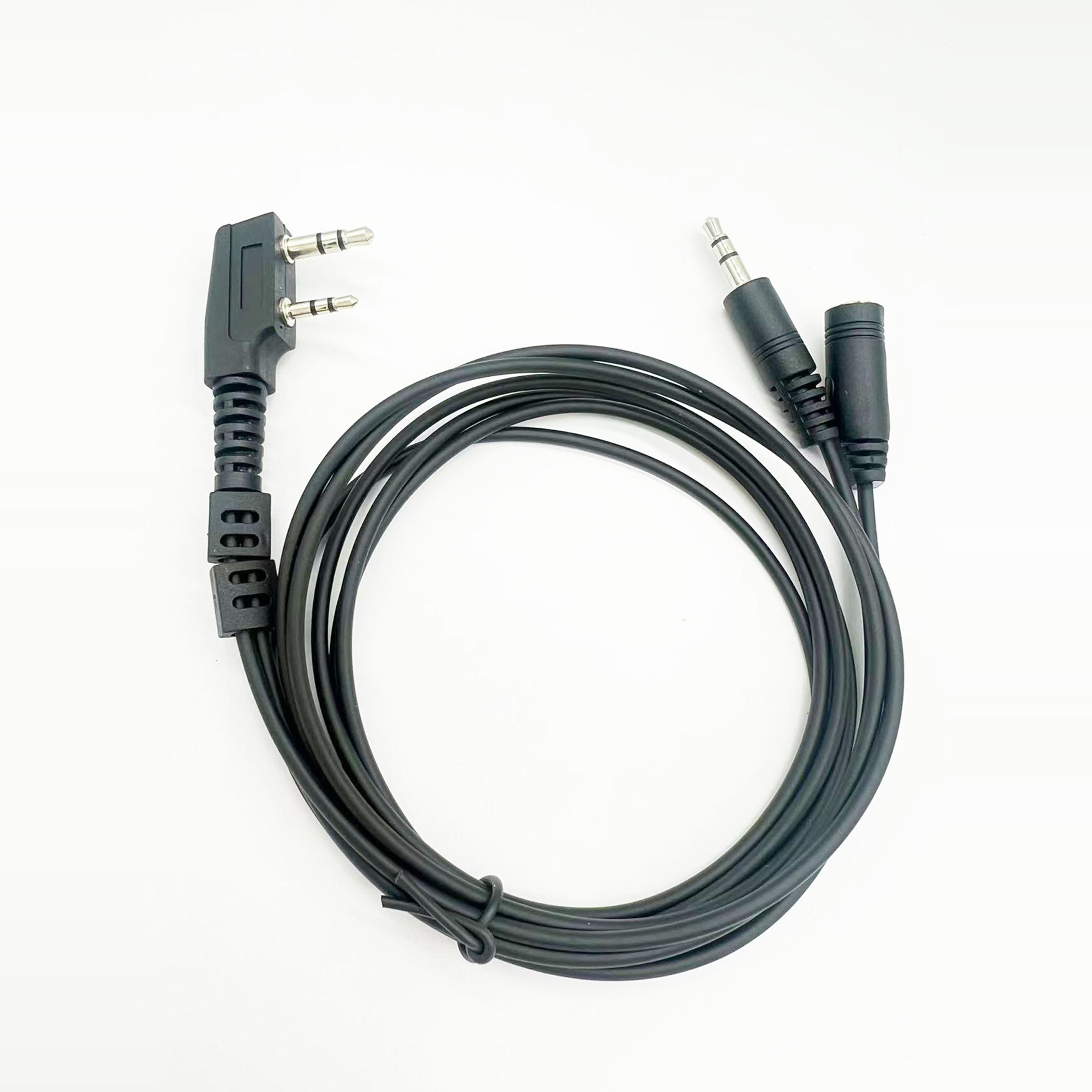 K转3.5录音音频线录音SSTV监 +听