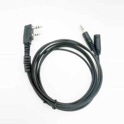 K转3.5录音音频线录音SSTV监 +听