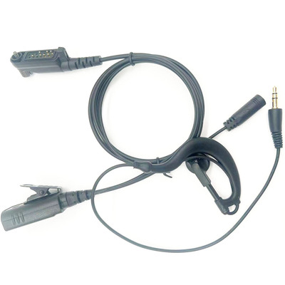 适配海能达X1P/X1E/PD600/PD680/HP780对讲机分体耳机