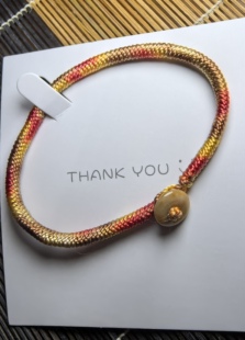 云开绳艺-马年积土成金段染股线金刚结手绳，手围约16，可定制