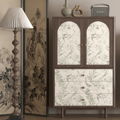 旧柜子改造鞋柜餐边柜衣柜门改色