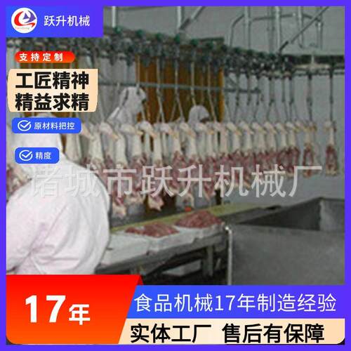 家禽屠宰流水线  鸡鸭鹅宰杀输送线链条 集成式鸡屠宰线 跃升D005