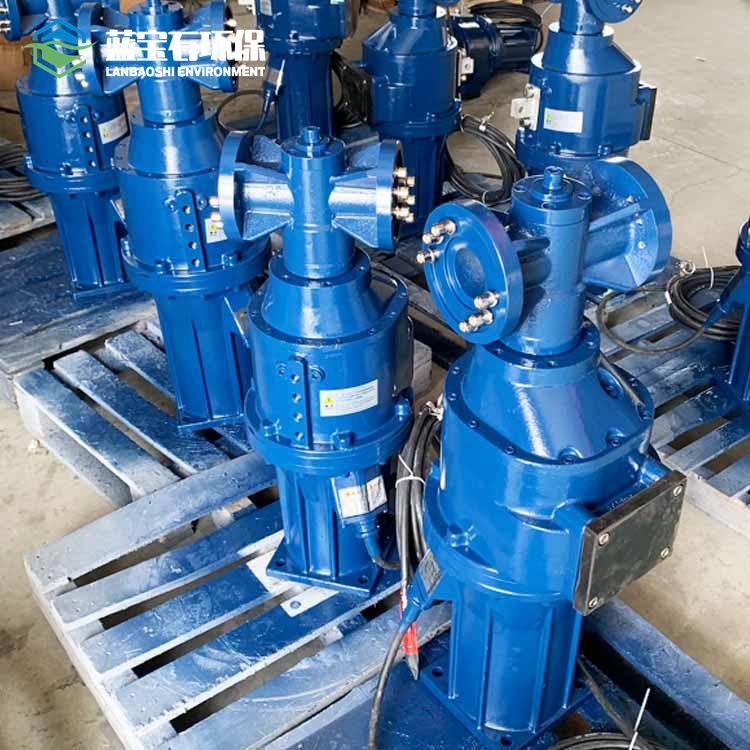 排水工程潜水推进器QDT3/4-1800/2-60P强化聚氨酯叶桨推流搅拌机
