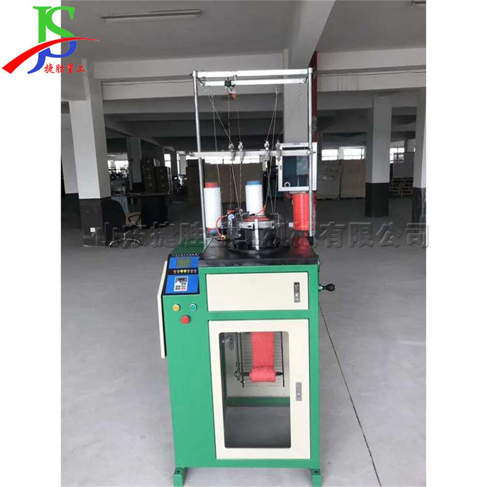 洗刷大王制造机 百洁布浴条针织机械 可计数小型钢丝海绵擦机