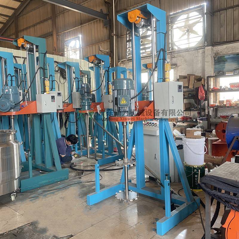 现货供应 中山电动糖浆混合机 食品不锈钢分散机 面糊米浆搅拌桶