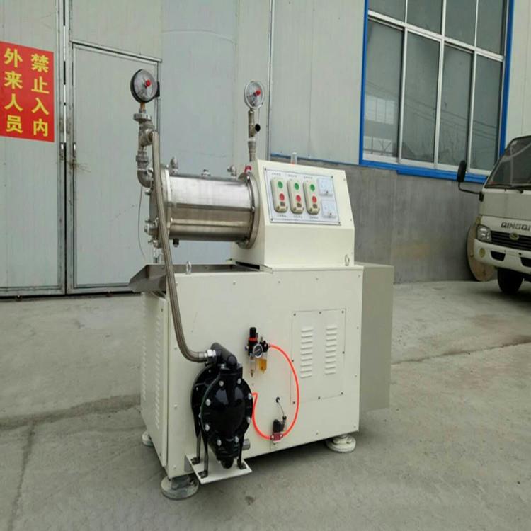 供应卧式砂磨机 化工油漆油墨涂料乳胶漆研磨机实验室砂磨机