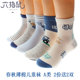 六指鼠童袜春夏男童女童中筒儿童网棉袜春季 女宝宝大童袜 夏天薄款