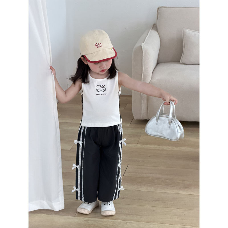 婴儿衣服女童夏装韩版时尚休闲运动套装女宝宝新款童装辣妹两件套