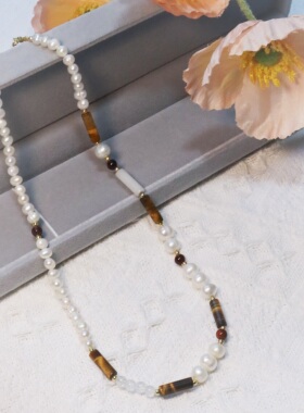 淡水珍珠复古欧美美拉德甜美百搭