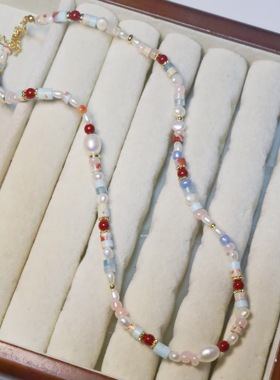 淡水珍珠民族女甜美多巴胺百搭