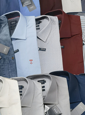 箭~杂款出口美单男士长袖衬衫休闲商务修身SLIM FIT