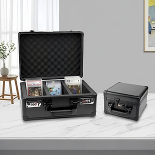 PSA评分卡鉴定卡BGS评级卡砖收纳箱WS评级卡手提箱收纳展示收藏箱