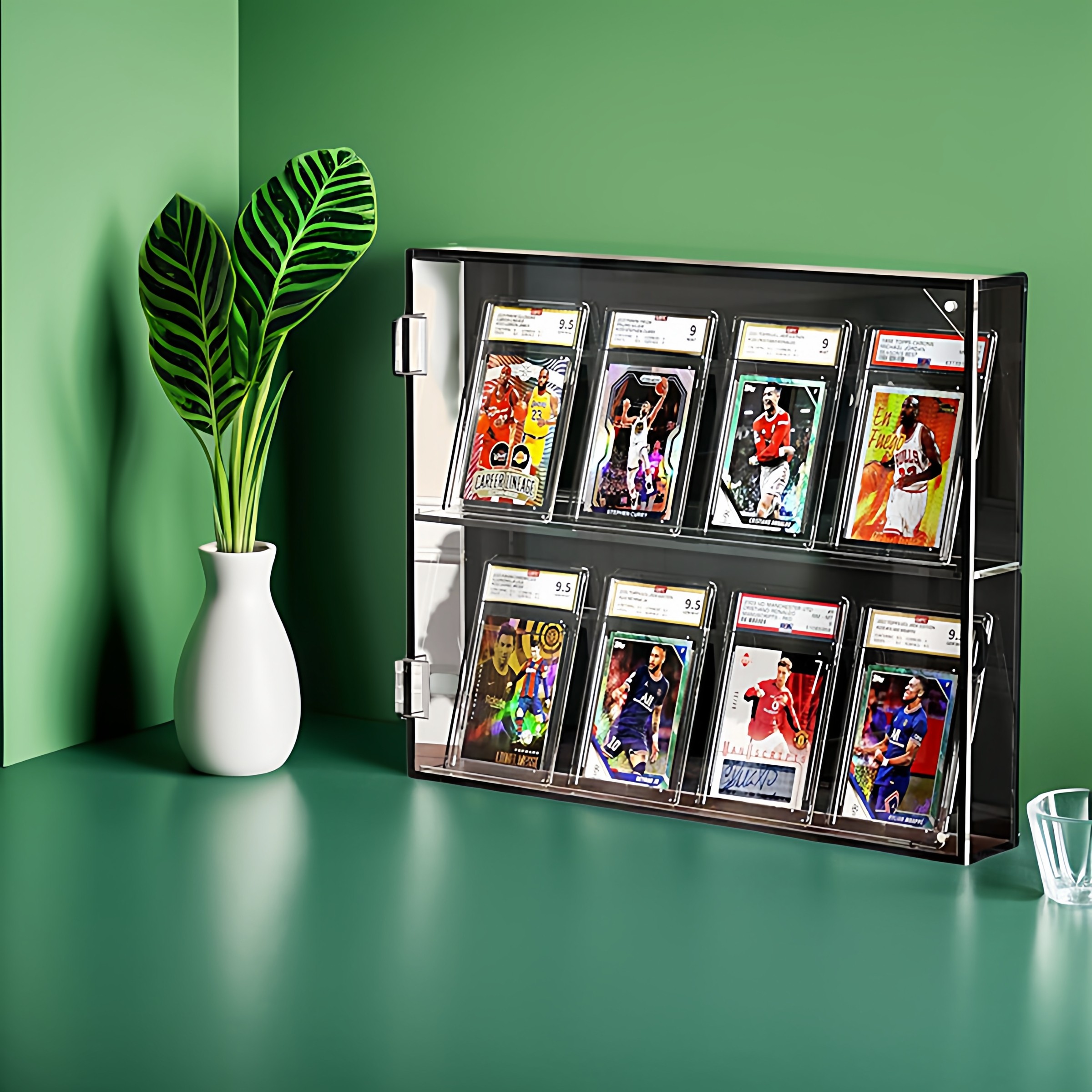 WS篮球曲棍球运动卡收纳盒亚克力棒球卡展示盒防尘保护展示框透明,模玩/动漫/周边/娃圈三坑/桌游,桌游配件/卡套/保护膜,淘宝优惠券,粉丝福利购,淘宝优惠卷