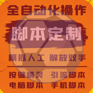 按键精灵易语言脚本定做网页办公自动化智能辅助软件定制开发