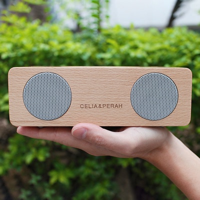 希利亚CELIA&PERAH蓝牙无线高保真木质音箱M2桌面便携环绕小音响