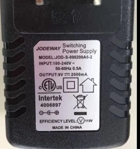 适用 迪卡侬椭圆机电源适配器 充电器JOD-S-090200A6-2电源线9V