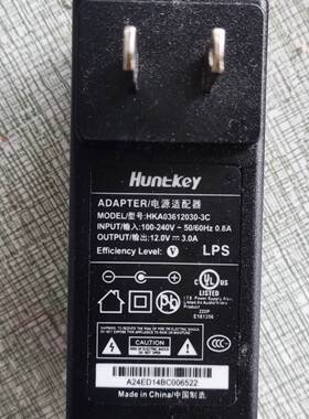 适用于 航嘉HKA03612030-3C 显示器电源适配器 充电器 12v3a
