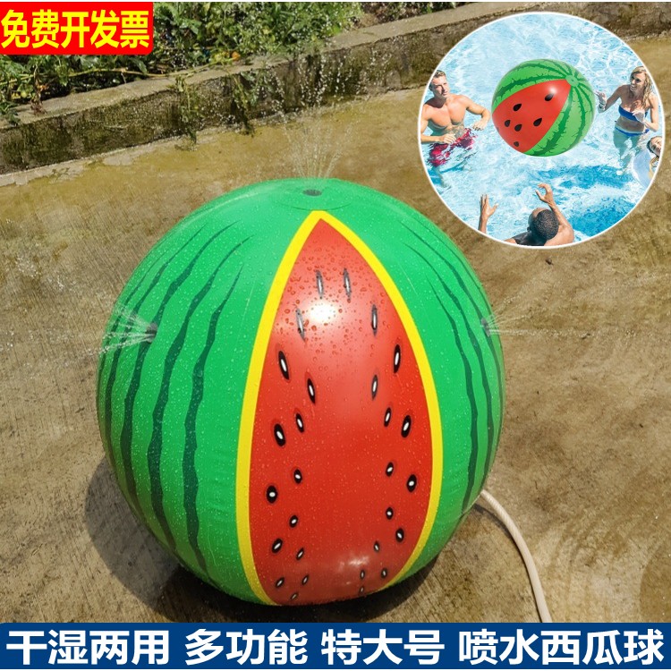 干湿两用大号西瓜沙滩球幼儿玩具