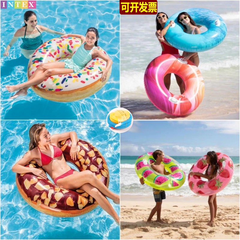 水果游泳圈成人坐圈舞台表演门店