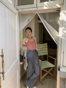 舒适随性风真丝吊带连衣裙 盛夏女神BI入经典 2024 三件套 Bow