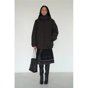 「深冬」定染90鸭绒冰美式 2025 深咖时髦面包服 Bow