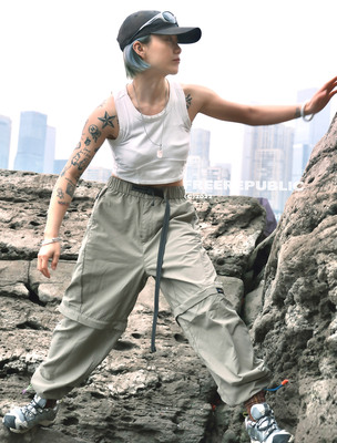 户外工装可速干裤可拆卸cordura