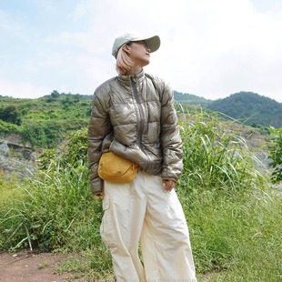 25秋冬保暖徒步登山户外休闲轻薄羽绒服外套90白鸭绒 旷野引力