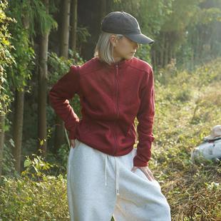 《冒险革命》春夏户外休闲立领保暖抓绒衣加绒内胆棉衣外套情侣款