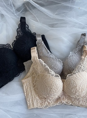 纤妍新款BW5588升级蕾丝立体包胸侧收副乳小胸集中大胸全包调整型