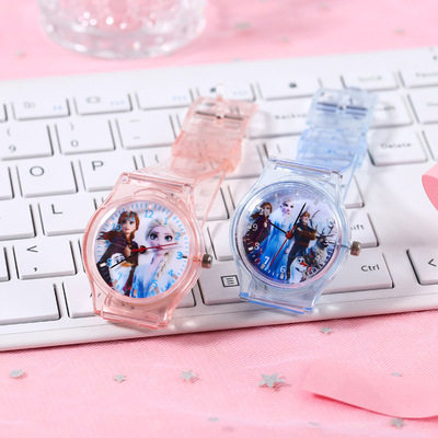 卡通动漫透明日系学生儿童手表