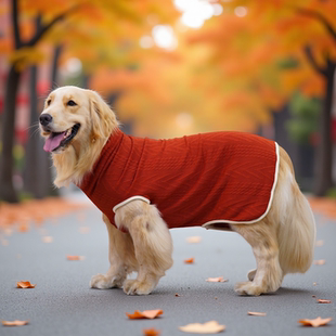 狗狗衣服毛衣秋冬季背心围巾柔软保暖舒适防掉毛金毛柯基中大型犬