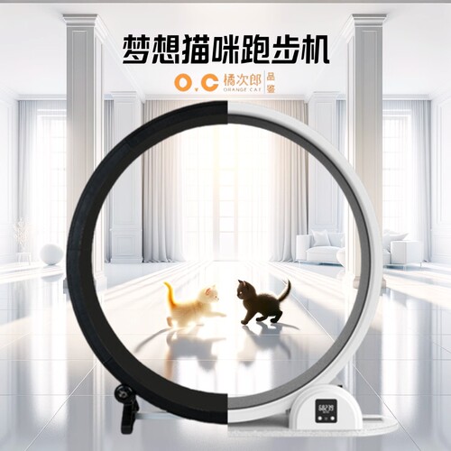 新款猫咪静音滚轮跑步机出口海外