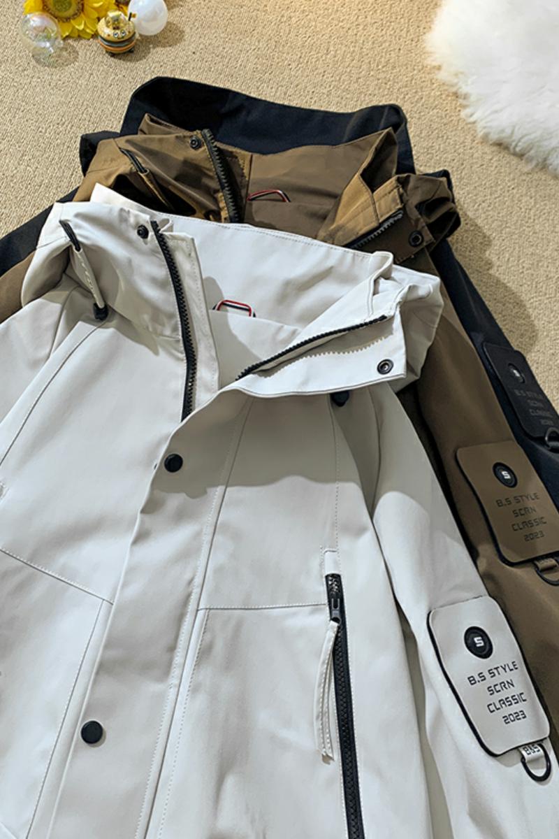 JK581-P95冲锋衣外套男秋山系户外痞帅美式潮牌机能登山工装夹克,男装夹克,电商D310（原电商305）