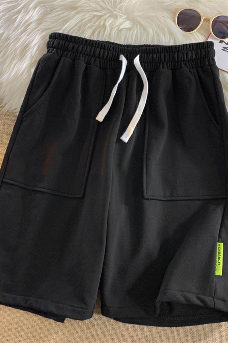 52227-P39休闲运动短裤男女夏季新款港风潮牌宽松阔腿五分裤,男装休闲裤,电商D310（原电商305）