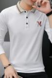 6630长袖t恤男士纯棉青年秋季翻领秋衣外穿打底polo衫，男装卫衣，电商D310（原电商305）