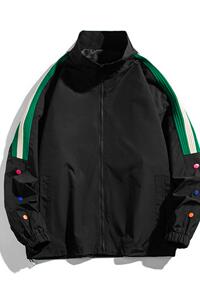 JK653-P75外套男春秋季潮流ins港风宽松大码新款衣服百搭夹克图片