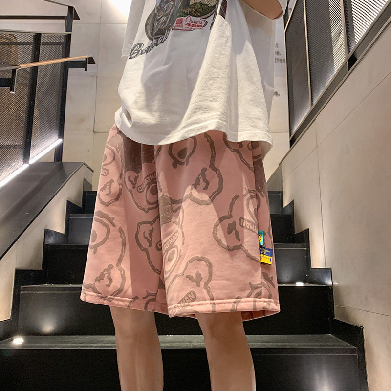 5030-P38休闲短裤男夏季薄款潮牌运动中裤潮流宽松裤子港风,男装休闲裤,电商D310（原电商305）