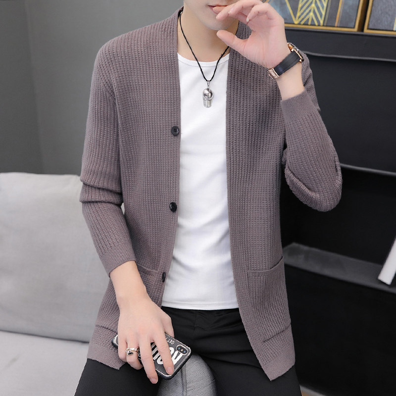 9053-P55秋冬款男士毛衣开衫针织衫男外套休闲男夹克衫青年图片