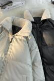 9291-P118冬季情侣装加厚立领服女潮港风冬装PU皮衣外套男，男装棉衣，电商D310（原电商305）