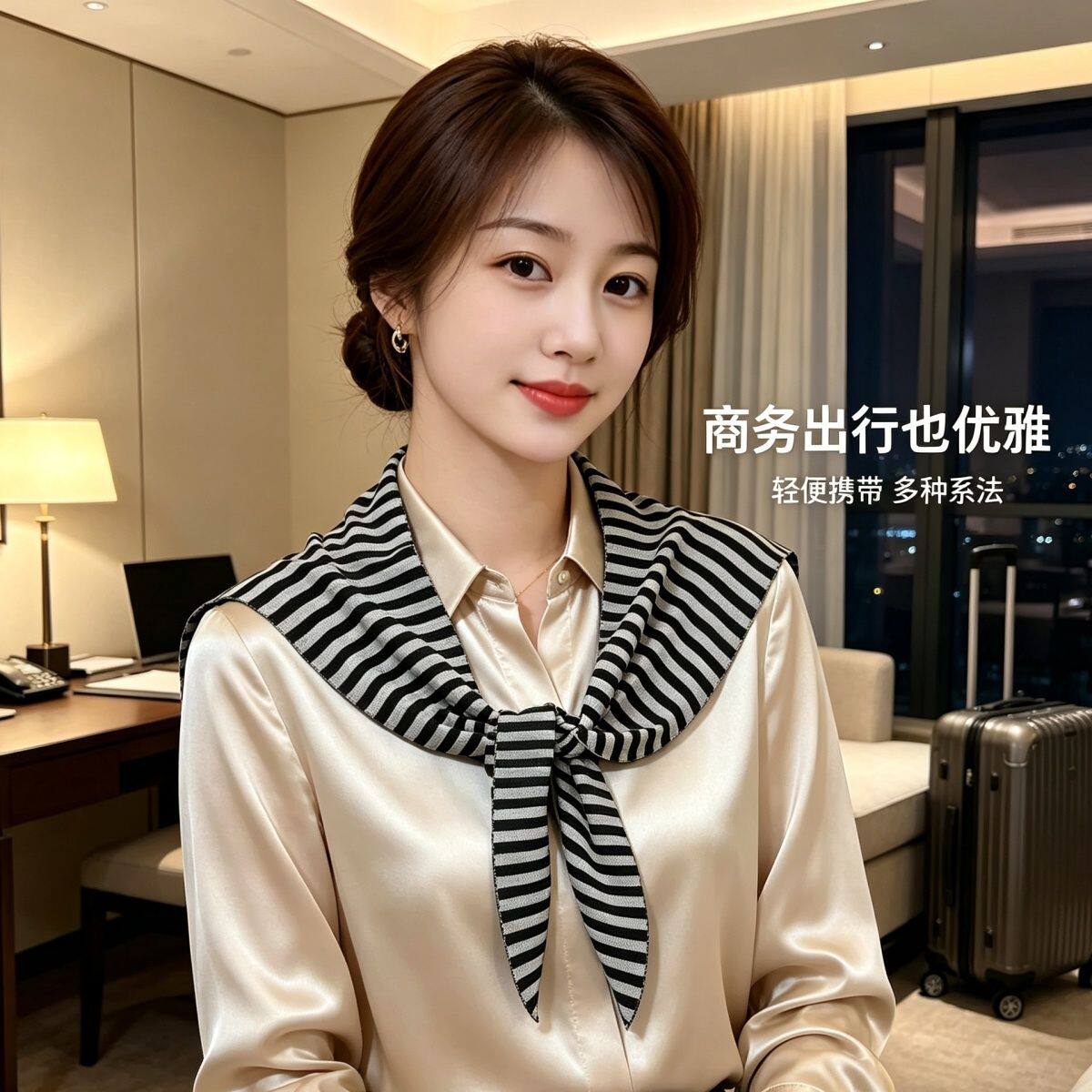 披肩针织三角条纹新款春夏秋空调房休闲时尚气质坎肩空调围巾保暖